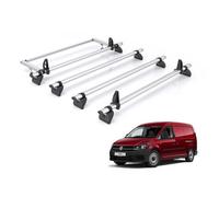 Vd Rhino Kammbar Pro & Roller 4 Bars Roof Rack For The Vw Caddy 2010-2020 Suitable Only For Maxi Models