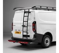 Rhino Black Van Ladder for the Citroen Relay (2006+) [Note: Only Suitable for H3 Roof Models] Heavy Duty Anti-slip Steps (With Fixing Kit)