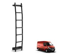 Rhino Black Van Ladder for the Renault Master (2010-2024) [Note: Only Suitable for H2 Models] Heavy Duty Anti-slip Steps (With Fixing Kit)