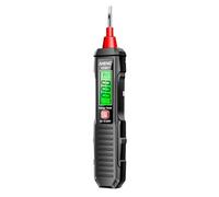 VD807 NCV Digital Test Pen with Live Wire Identification, LED Illumination, Sound Alarm, and Digital Display for Accurate AC Voltage Measurement and Line Continuity Testing (Black)
