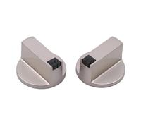 VDAMTPOGZ 2PCS Gas Stove Cooker Knobs Adapter Oven Switch Cooking Surface Control Locks Cookware Parts Replacement(0 Degree 8mm)