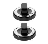 VDAMTPOGZ 2pcs High Temperature Resistant Knob Red Color Diameter 70mm for Gas Grill Cooker Oven Hood Range Cooktop