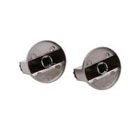 VDAMTPOGZ 2PCS Metal 8mm/6mm/4mm Universal Silver Gas Stove Control Knobs Adaptors Oven Switch Cooking Surface Control Locks(0 Degree 8mm)