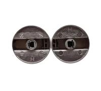 VDAMTPOGZ 2PCS Metal 8mm/6mm/4mm Universal Silver Gas Stove Control Knobs Adaptors Oven Switch Cooking Surface Control Locks(0 Degree 6mm)