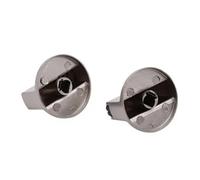 VDAMTPOGZ 2PCS Metal 8mm/6mm/4mm Universal Silver Gas Stove Control Knobs Adaptors Oven Switch Cooking Surface Control Locks(45 Degree 8mm)