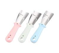 VDAMTPOGZ 3 Pcs Ice Scooper Deicing Shovel Scraper Fridge Snow Removal Refrigerator Stainless Steel Remover