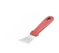 VDAMTPOGZ Cleaning Scraper Kitchen Shovel Floor Cleaner Stainless Steel Ice Remover Tool Refrigerator Defrost Ice Scraper(Red concave)