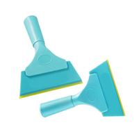 VDAMTPOGZ Compatible For ALIWRAP Handle Cleaning Squeegee Shovel Scraper Car Windshield Window Double Layer Rubber Snow Ice Wiper(2pcs handy squeegee)