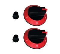 VDAMTPOGZ Compatible for BEHAIVAN Red BBQ Temperature Control Knob Insert for 8mm Inner Valve Shaft Hotel Gas Stove Handle 2PCS