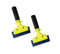 VDAMTPOGZ Compatible For FOSHIO Clean Squeegee For Car Windshield Water Removal Kitchen Glass Window Soft Rubber Blade Ice Scraper(5-In short handle x2)