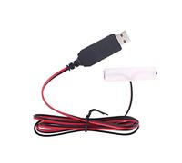 Vdaxvme 1.5V Battery LR6 Battery Eliminators USB Power Supply Cable Replace For Radio Electric Toy Clock LED Strips Household Batteries