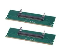 Vdaxvme 1 Pair DDR3 Memory Adapter Converter Cards 200 Pin SO DIMM to PC 240 Pin DIMM for Desktop Use Alloy Heat Resistant Fast Adapter