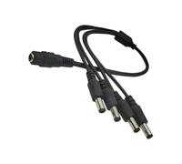 Vdaxvme 1 To 2/3/4/5/6/8 Way Power Splitter Cable Female Male Extend Cord For Multiple Security Cameras Way Splitter Cable