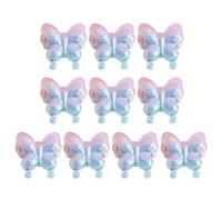 Vdaxvme 10 Pieces Scattered Butterfly Beads, Friendship Necklace Making, Acrylic Bead Set, Jewelry Accessories for Women, Scattered, one size, As described