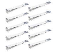 Vdaxvme 10Pcs Stainless Steels Garlic Peeler Clip Skin Removers Tweezer Fishes Bone Removers Tool Easily Remove The Skin Kitchen Stainless Steels Tweezer