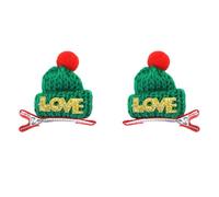 Vdaxvme 1pair Colorful Light Antlers Hair Clip Christmas Hairpin Comfortable Barrettes for Children's Birthday Party