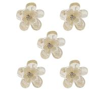 Vdaxvme 1pc/5pcs Delicate Flower Hair Claw for Woman Girls Ponytail Bangs Hair Nonslip Hair Clip Taking Photo Hair Clip