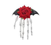 Vdaxvme 1pc Halloween Party Hair Clip Skull Hand Designs Plastic Structure for Comfortable Dance Performances and Creative Look Unique Halloween Party Accessory