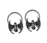 Vdaxvme 2 Pack Stylish Septum Rings Hoop Nose Jewellery Body Jewellery Cartilage Earrings Piercing Suitable for Nose and Ear Fashion Body, one size, As described, As described