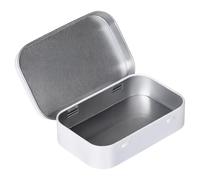 Vdaxvme 2 Pieces Retro Styles Iron Storage Boxes Inverted Open Lid Decoration Household Organisers Boxes Rustproof Tin Plate Storage Case