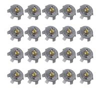 [Vdaxvme] 20pcs Nonslip Golf Shoes Pin Screw Type Nail Golf Spikes Replacement Stud Fast Twist Turn Non Slip Spike Pin Fast Twist Turn, gray, L~XL A
