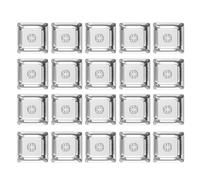 Vdaxvme 20Pcs Transparents PC Keycaps Mechanical Keyboard Keycaps Backlit Keycaps for Switches Mechanical Keyboard
