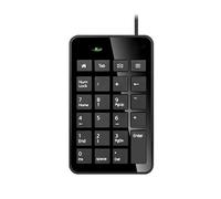 Vdaxvme 23 Keys Numeric USB Keyboard Digital Numpad for Accounting Telller Laptop Notebook Tablets
