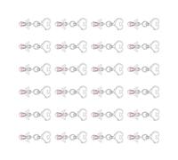 Vdaxvme 24 Pieces Metal Keychains And Candy Boxes For Holy Celebration Elegant Party Supplies Accessories Guests Baptism Party Gifts