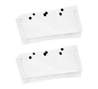 Vdaxvme 2pcs Folding Fish Observation Bag Clear Fish Weigh Bag Portable Lure Fishing Bag for Observing Backpacking