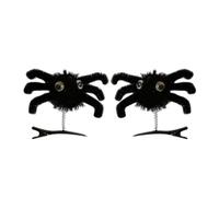 Vdaxvme 2Pcs Funny Devil Hairpin Hair Barrette Hair Bow Headpieces Halloween Hair Clip Barrette Headwear Hair Accessories