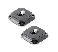 Vdaxvme 2Pcs Multifunctional 38mm Camera Plate Tripod Head Mounting Base For Fast Switching Between Tripod Shoulder Strap