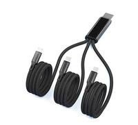 Vdaxvme 3 in 1 USB C to USB C Multi 3 in 1 Port Cord 5V 2A Fast Charging Cable for 3 Mobile Phones