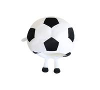 Vdaxvme 3D Plush Soccer Heagear Hat For Cosplay And Halloween Party Dressingup Photo Props Football Soccer Game Headpiece