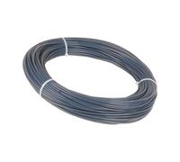 Vdaxvme 3D Printing PTFE Hose, Teflonto Pipe, 4 mm Outer Diameter, 2.5 mm Inner Diameter, 100 m / 328 Feet Roll for 3D Printing Filament Supply Line