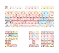 Vdaxvme Animal Keycap 120keys Heat Sublimated Keycap Set for Mechanical Keyboards Switches Keycaps Replacement