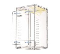 Vdaxvme Animal Terrariums Jumping Spiders Enclosure for Simple Cleaning and Observability Small Acrylic Animal Terrariums Enclosure for Simple and Observability Transparent Habitat for Easy