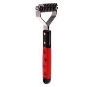 Vdaxvme Anti-Static Pet Comb Open Knot Sturdy Handle Professional Hair Removal Retouching Effects Easily Remove Dead Skin