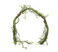 Vdaxvme Artificial Reptile Plants for Climbing, Lifelike Terrarium Plastic Jungle, Bendable Vines, Amphibian Habitat Ornaments, Amphibian Plants for Terrariums
