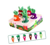 Vdaxvme Baby Developmental Toy With Textured Fabrics 6-12 Month Sensory Play Set Featuring Pullable Carrots And Crinkly Sheets Carrot Pull Toy For Babies