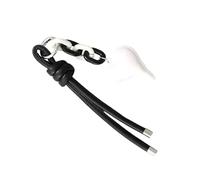 Vdaxvme Braided Rope Keychain Bag Decoration Pendant Car Key Chain Trendy Accessories Backpack Pendant for Purse Handbag Hanging Ornament, black