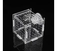 Vdaxvme Breeding for for Aquarium Small Fish Fry Isolation Box Hatchery Boxes for Fish Clear Acrylic 3.2x3.2x3.2 I