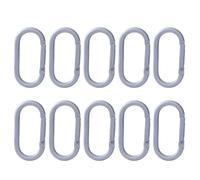 Vdaxvme Carabiner Clip Oval Shape Climbing Buckle Aluminum Alloys Heavy Locking Hook for Camping Fishing Hikings Travelings Hikings Carabiner Keychains