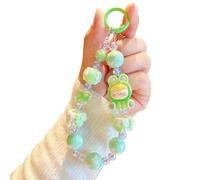 Vdaxvme Cartoon Colourful Beads Phone Lanyard Chain Car Key Chain Camera Backpack Pendant Anti Lost Rope Beads Wrist Strap