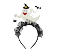 Vdaxvme Cartoon Ghostly Shape Hair Hoop Photoshoots Hair Holder Halloween Cosplay Party Costume Headwear for Children Women