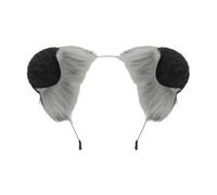 [Vdaxvme] Cartoon Plush Dog Ears Headband Costume Halloween Festival Role Play Soft Headband Costume Party Accessories