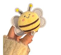 Vdaxvme Cartoon Plush Honeybee Hair Clip Hairpin Duckbills Clip Elegant Barrettes for Women SideBangs Girl Cute Brooch Pin