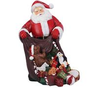Vdaxvme Christmas Figures Figure Decorations Christmas Santa Figures Resin Statues Table Decoration Gift Statues Table Decoration