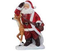 Vdaxvme Christmas Figures Figure Decorations Christmas Santa Figures Resin Statues Table Decoration Gift Statues Table Decoration