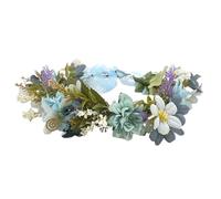 Vdaxvme Colorful Hairband Bride Flower Headbands Flower Headpieces Women Flower Garlands Crown Hair Wreath for Any Occasion