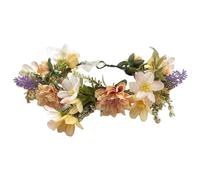 Vdaxvme Colorful Hairband Bride Flower Headbands Flower Headpieces Women Flower Garlands Crown Hair Wreath for Any Occasion